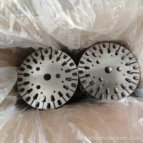 3ph induction motor high quality stator core stamp Grade 800 material 0.5 mm thickness steel 178 mm diameter
